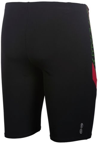M MICROCARBONITE  ERKEK YÜZÜCÜ MAYOSU / BLACK, RED, LEAF
