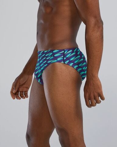 TYR Men's Brief - Dragonflyte/GREEN NAVY erkek mayosu
