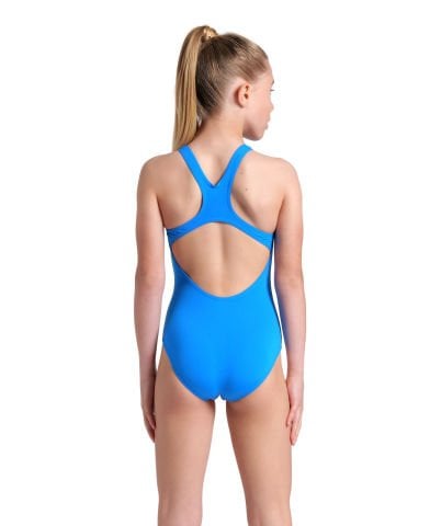GIRLS ARENA PALETTE SWIMSUIT SWIM PRO BACK/MULTI SOFT GREEN-BLUE RIVER KIZ ÇOCUK MAYOSU