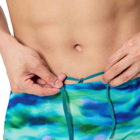 Speedo Mens Printed 13.5 cm Brief - Turquoise / Green erkek mayosu