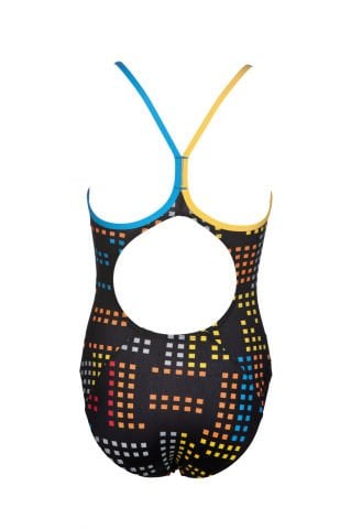 G NEON JR ONE PIECE KIZ ÇOCUK YÜZÜCÜ MAYOSU  / BLACK, TURQUOISE