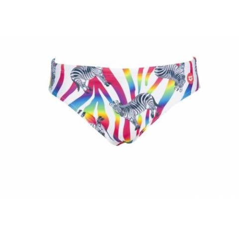 M CRAZY ZEBRAS BRIEF ERKEK YÜZÜCÜ MAYOSU  /  PROVENZA MULTI F 65 (UK 26)
