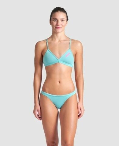 WOMENS TEAM SWIM BOTTOM SOLID/WATER-SHOCKING PINK BİKİNİ ALTI