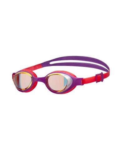 Air JR Mirror yellow_copper-plum-bright_coral çocuk yüzme gözlüğü (6-12 yaş)