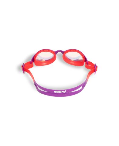 Air JR Mirror yellow_copper-plum-bright_coral çocuk yüzme gözlüğü (6-12 yaş)