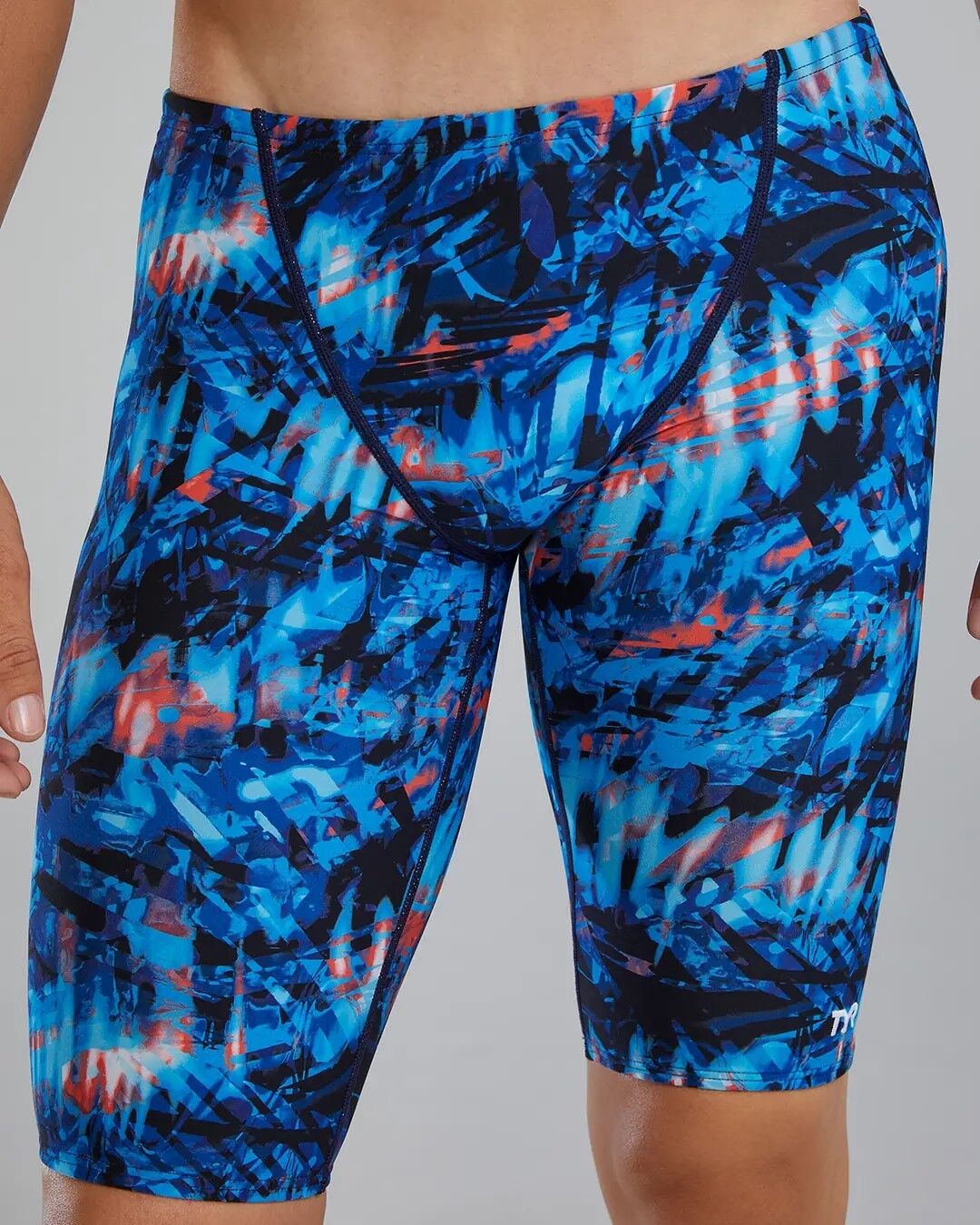 Men's Durafast Lite® Jammer - Seismo Red White Blue Erkek Mayosu