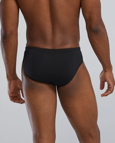 TYR Durafast Elite® Men's Brief Swimsuit - Solid/Black erkek mayosu