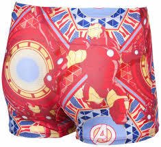 B MARVEL JR SHORT ERKEK ÇOCUK YÜZÜCÜ MAYOSU/IRON MAN