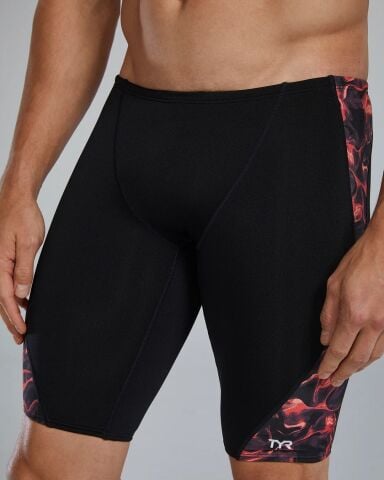 TYR Durafast Elite® Men's Blade Splice Jammer /black red erkek mayosu