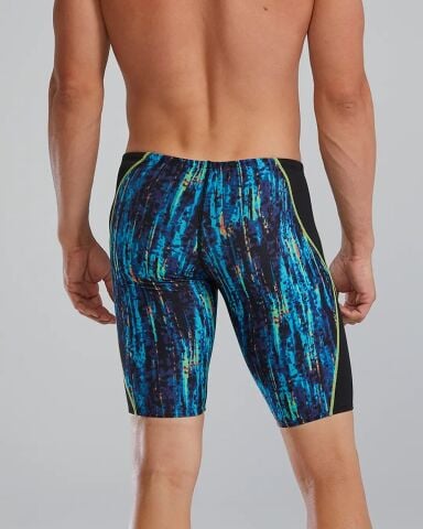 Men's Durafast Elite® Jammer Aurora Blue Rainbow Erkek Mayosu