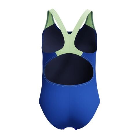 Speedo Kız Çocuk Dijital Desenli Mayo mavi-beyaz