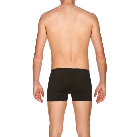 M SOLID SHORT ERKEK YÜZÜCÜ MAYOSU  / BLACK-WHITE F 65 (UK 26)