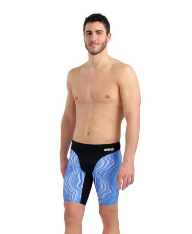M SWIM JAMMER MARBLED ERKEK YÜZÜCÜ MAYOSU /BLACK-ROYAL-MULTI