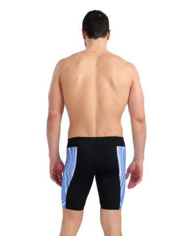 M SWIM JAMMER MARBLED ERKEK YÜZÜCÜ MAYOSU /BLACK-ROYAL-MULTI