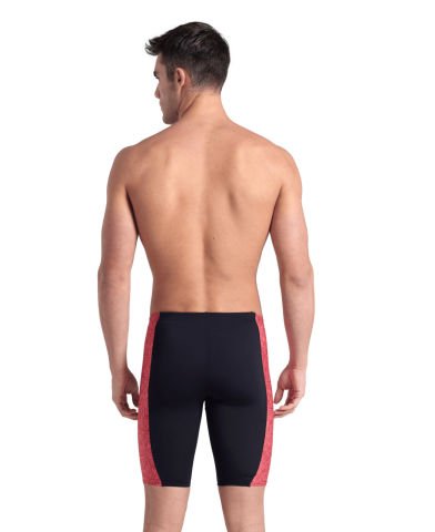 MENS ARENA ABSTRACT TILES SWIM JAMMER/BLACK