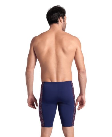 MENS ARENA ABSTRACT TILES SWIM JAMMER/NAVY-TEAM REDWHITEBLUE