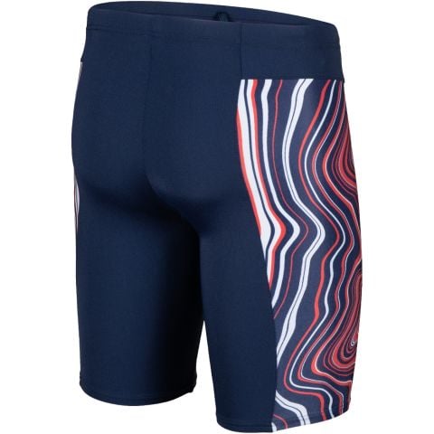 M SWIM JAMMER MARBLED ERKEK YÜZÜCÜ MAYOSU /NAVY-RED-MULTI