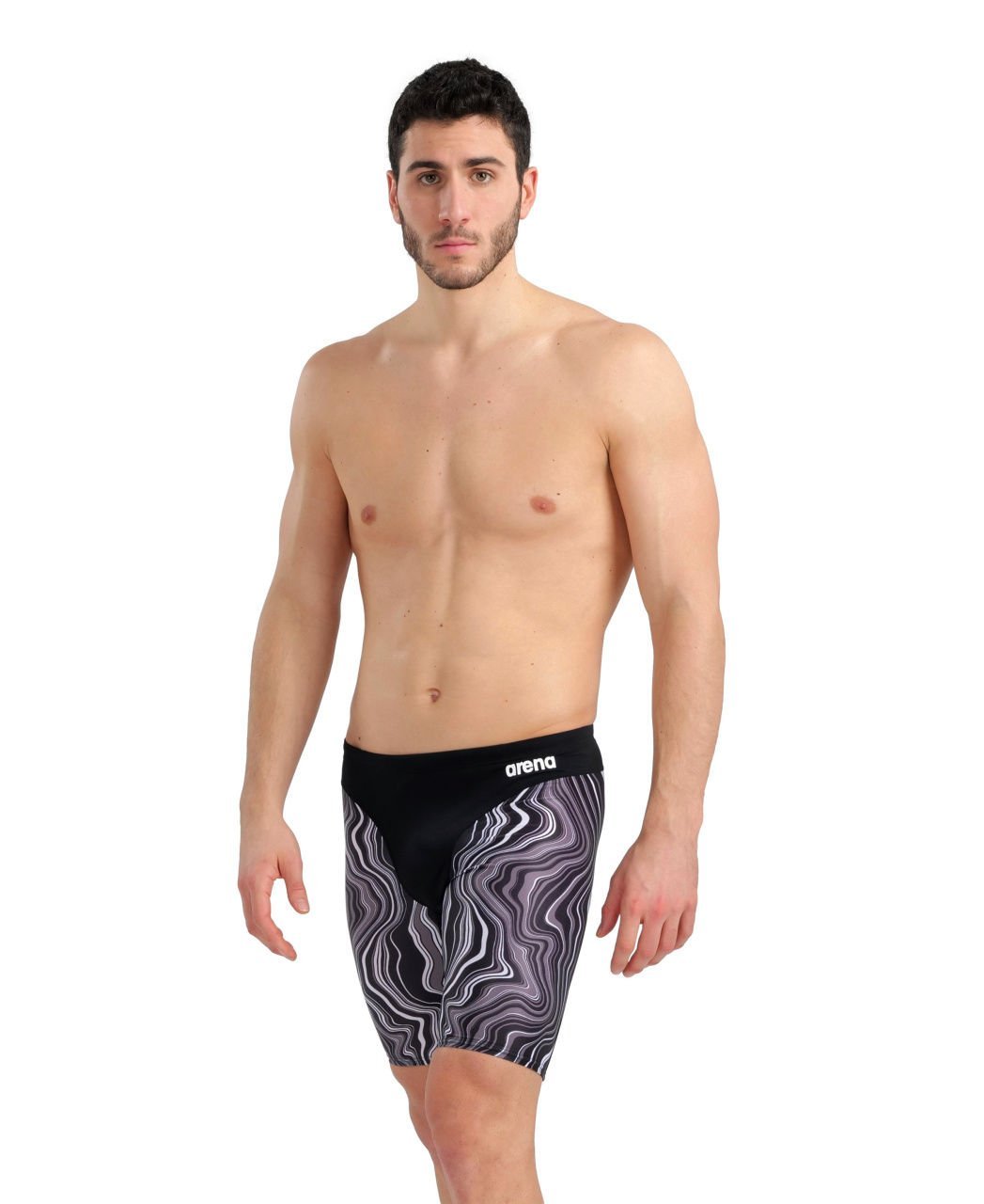 M SWIM JAMMER MARBLED ERKEK YÜZÜCÜ MAYOSU/BLACK-BLACK-MULTI