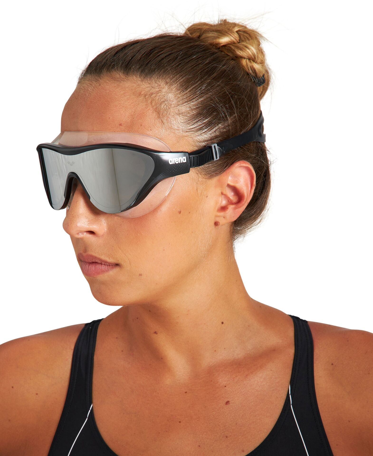 THE ONE MASK MIRROR SILVER-BLACK-BLACK yüzme gözlüğü
