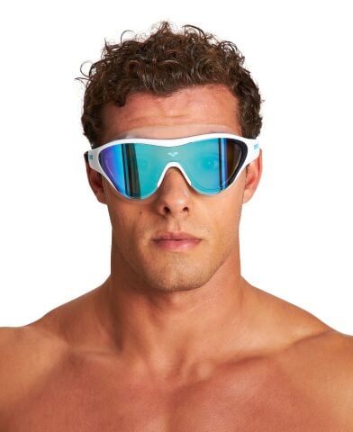 THE ONE MASK MIRROR white yüzme gözlüğü