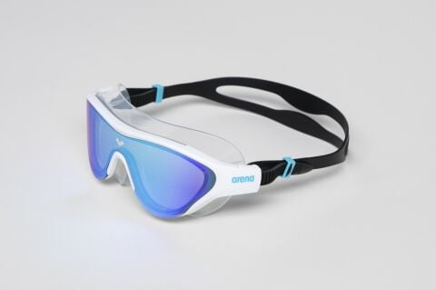 THE ONE MASK MIRROR white yüzme gözlüğü