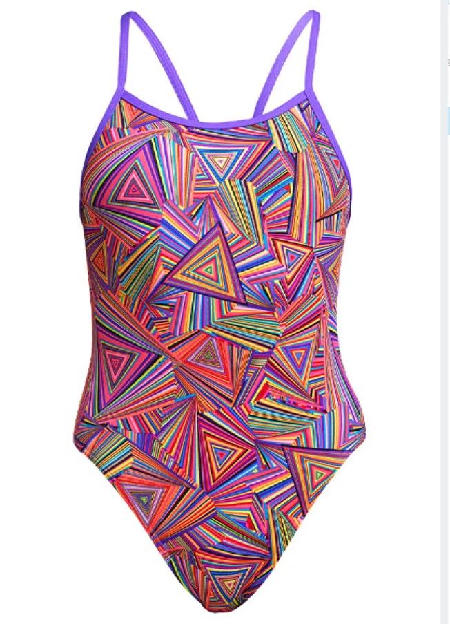FUNKITA SINGLE STRAP TRIHARD KIZ ÇOCUK MAYOSU