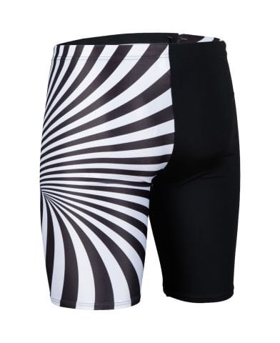 M CRAZY SWIM JAMMER PLACEMENT ERKEK YÜZÜCÜ MAYOSU/BLACK-BLACK-MULTI