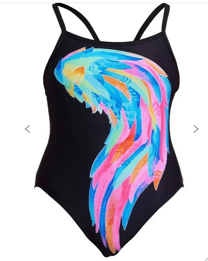 FUNKITA SINGLE STRAP ICARUS INK KIZ ÇOCUK YÜZÜCÜ MAYOSU