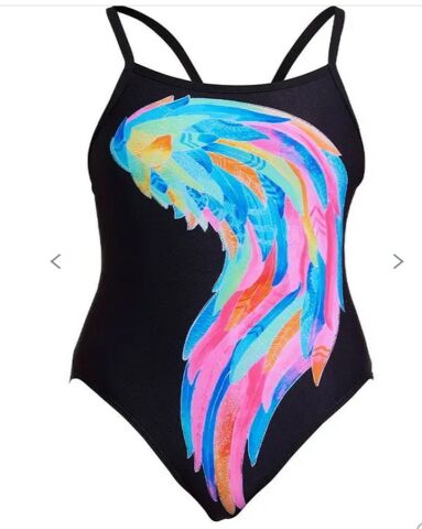 FUNKITA SINGLE STRAP ICARUS INK KIZ ÇOCUK YÜZÜCÜ MAYOSU