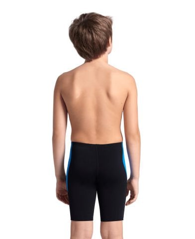 BOYS ARENA SWIM JAMMER PANEL ERKEK ÇOCUK YÜZÜCÜ MAYOSU/BLACK-BLUE RIVER