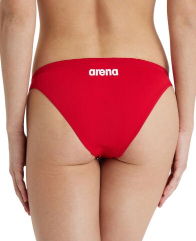 WOMEN'S TEAM SWIM BOTTOM SOLID/RED