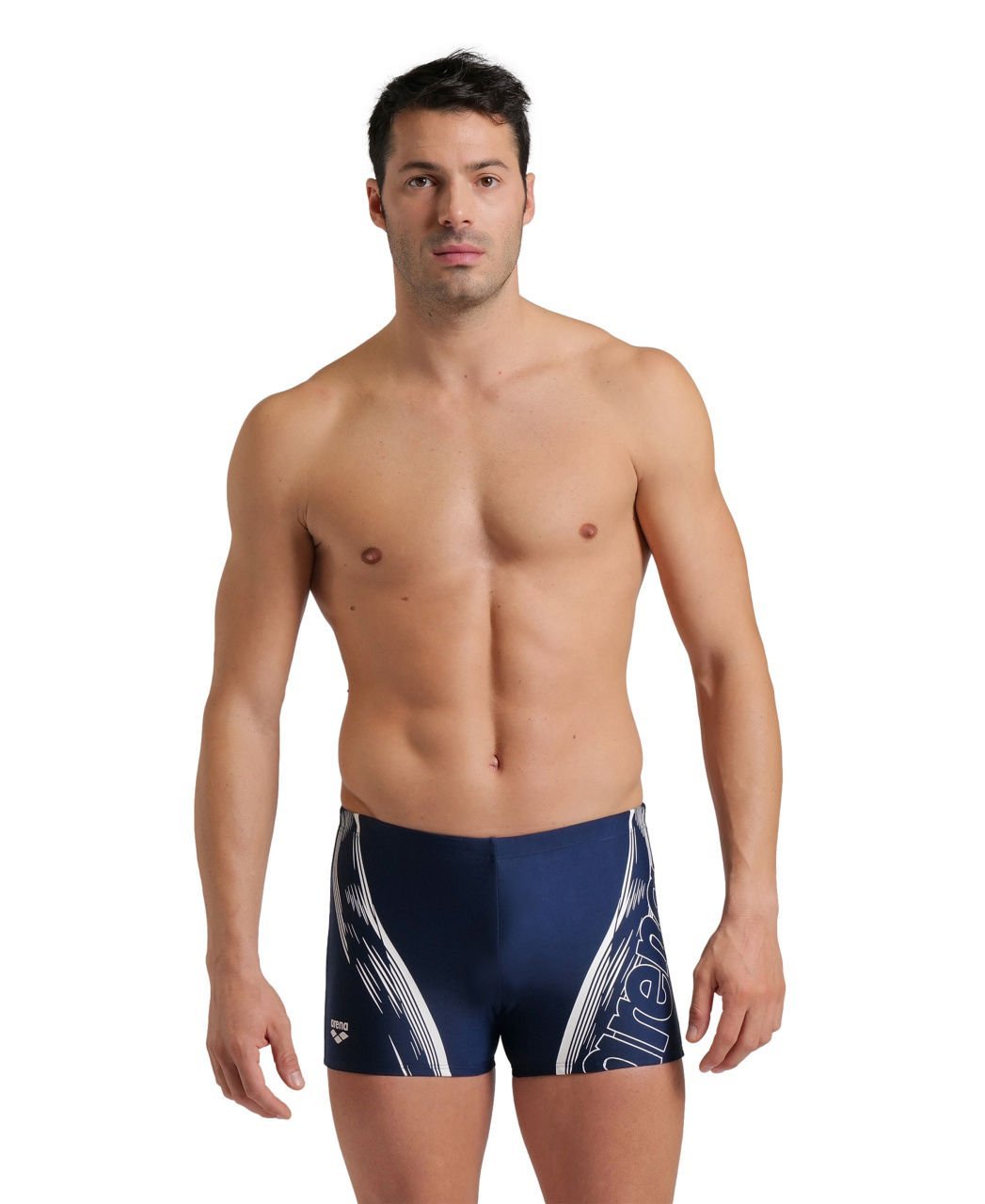 MENS SWIM SHORT GRAPHIC ERKEK YÜZÜCÜ MAYOSU /NAVY-WHITE