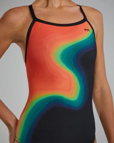 Women's Durafast Elite® Diamondfit Surge Multi Warm Kadın Mayosu