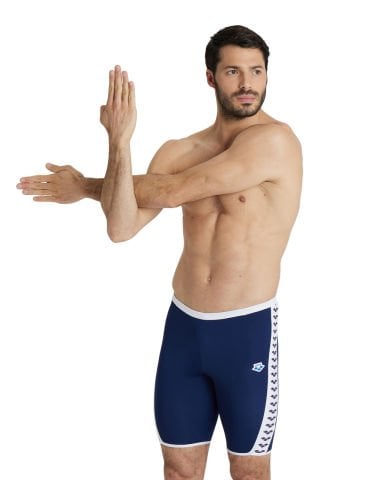 M ARENA ICONS SWIM JAMMER SOLID ERKEK YÜZÜCÜ MAYOSU/NAVY-WHITE