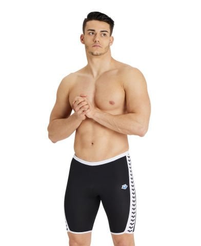 M ARENA ICONS SWIM JAMMER SOLID ERKEK YÜZÜCÜ MAYOSU /BLACK-WHITE