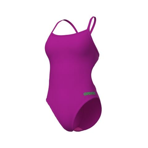 WOMENS TEAM SWIMSUIT CHALLANGE SOLID VERY FUSCHIA kadın mayosu