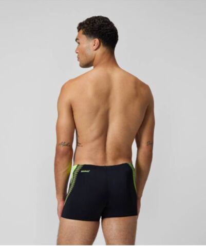 SPEEDO Men's HyperBoom Splice Aquashort Black/Yellow ERKEK MAYOSU