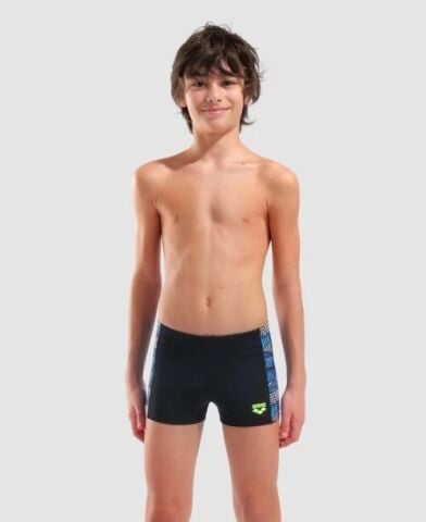 BOY'S ARENA CANDIES SWIM SHORT/BLACK-MULTI BLACK