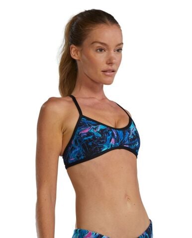 Trinity Top Marmaris Blue Pink Bikini Üstü