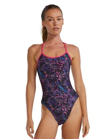 Women's Durafast Elite TrinityFit Stipple Petunia Kadın Mayosu