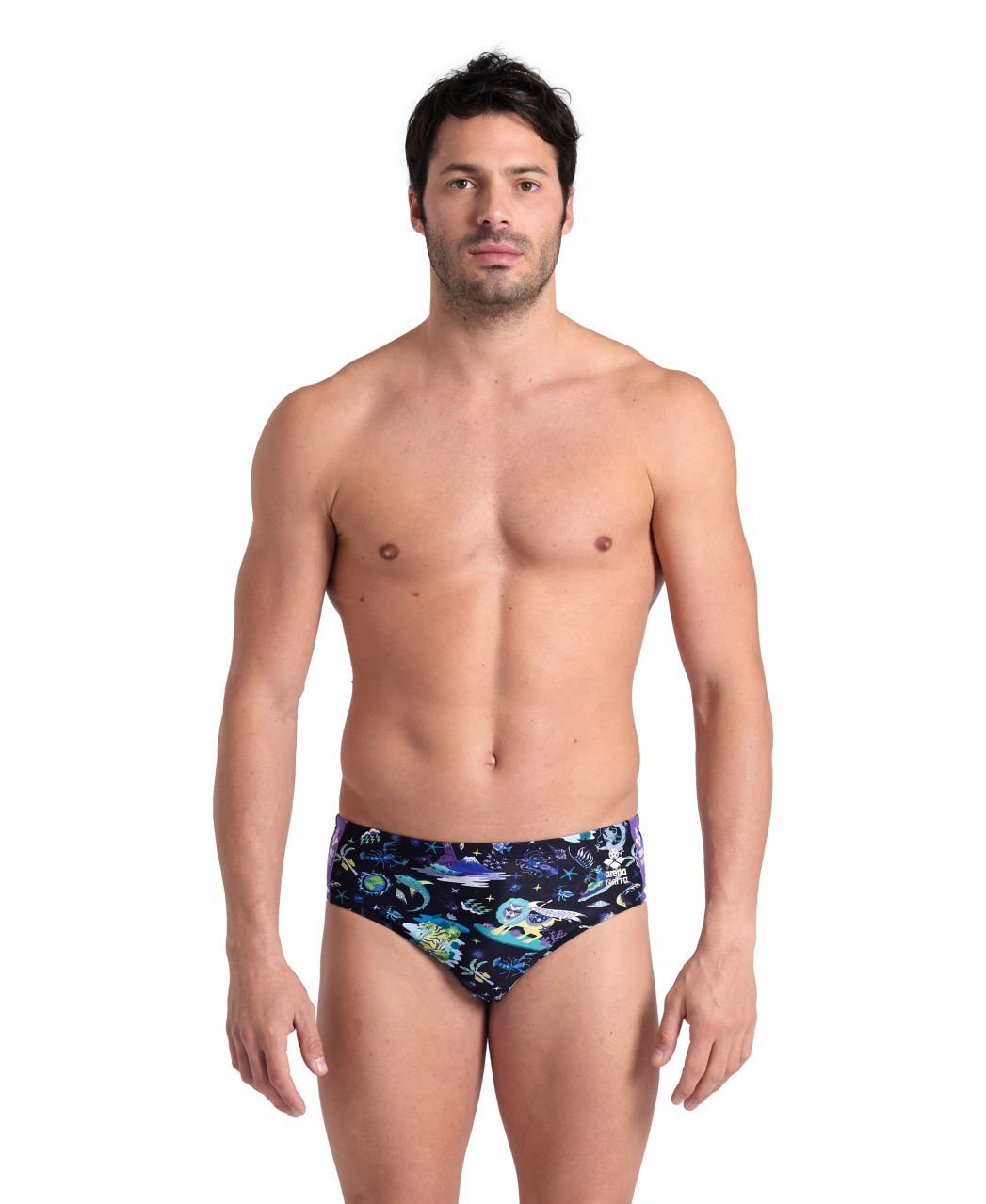 MEN'S ARENA FUN PLANET SWIM BRIEFS ERKEK SLİP MAYO