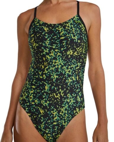 Women's Durafast Elite® Cutoutfit Ruis Limelight Kadın Mayosu