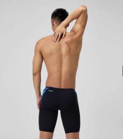 SPEEDO Men's Club Training Printed V-Cut Jammer Navy/Red erkek mayosu