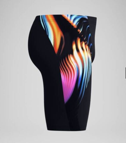 SPEEDO Men's Club Training Printed V-Cut Jammer Navy/Red erkek mayosu