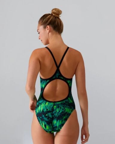 Women's Durafast Lite® DiamondFit - Seismo Green Kadın Mayosu