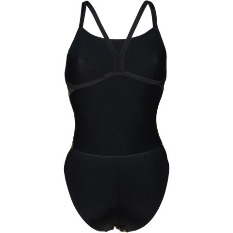 W CRAZY ARENA SWIMSUIT CHALLENGE BACK KADIN YÜZÜCÜ MAYOSU / BLACK-MULTI  (F32/12-13, F34/14-15 YAŞ KARŞILIĞIDIR.)