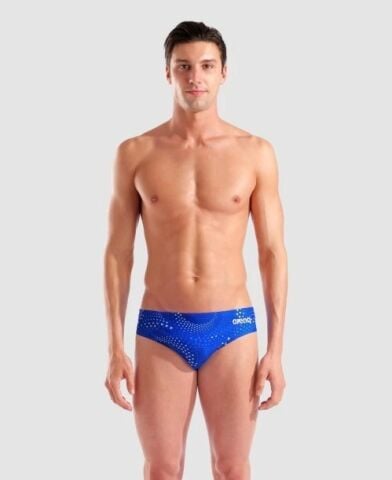 MEN'S ARENA FIREFLOW SWIM BRIEFS/TEAM ROYAL