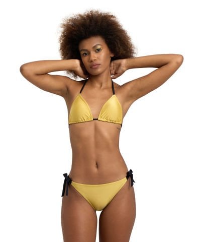 W ARENA 50TH SHINY GOLD BIKINI TRIANGLE/ YÜZÜCÜ BİKİNİSİ