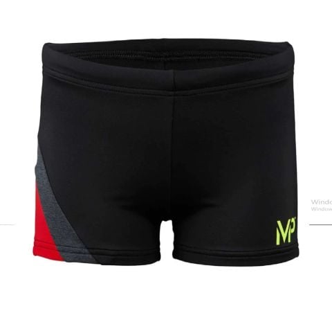 MP TIMEO / BLACK RED ERKEK ÇOCUK ŞORT MAYO