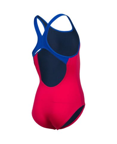 G BIGLOGO JR SWIM PRO BACK KIZ ÇOCUK YÜZÜCÜ MAYOSU/FREAK ROSE-NEON BLUE